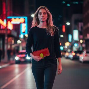 ILI RFID Leather Multi-colored Wallet